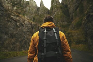 Best Travel Backpacks Man Walking